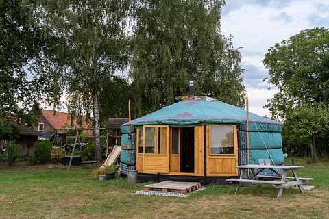 Overnachten in romantische yurt  - 2