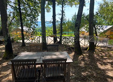 Glamping-Zelt mit Blick auf den See - 27