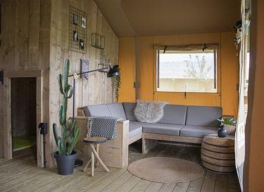 Grote safaritent op avontuurlijke camping - 5