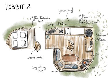 Einzigartiges Hobbit-Haus im Wald - 10