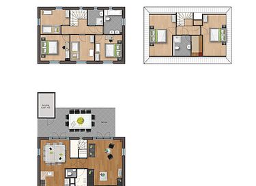 Luxe vakantiehuis voor 2 gezinnen (12 pers.) - 16
