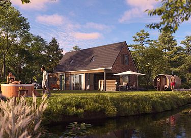 Wellnessvilla met sauna en hottub