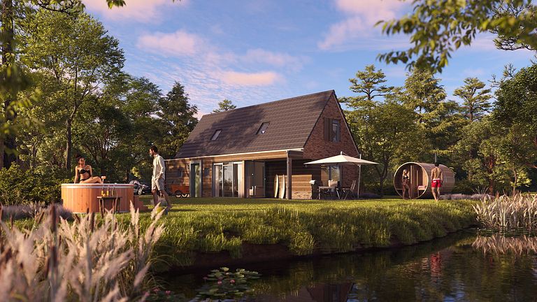 wellness villa with sauna and hot tub - 1