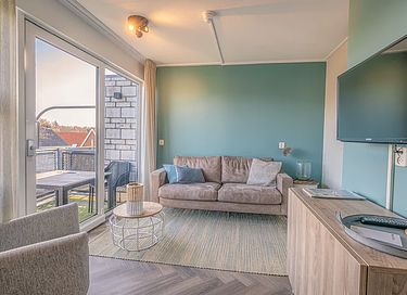 Moderner Aufenthalt mit Balkon auf Texel - 5