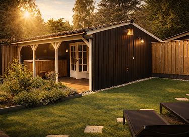 Romantic suite with sauna and hot tub - 18