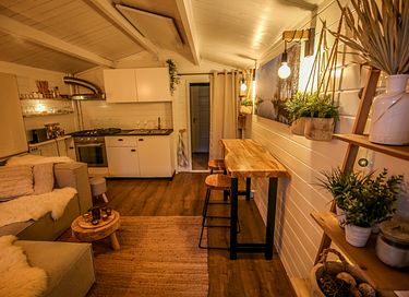 Romantische waterlodge in bohemian stijl  - 26
