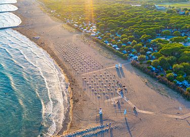 Glamping aan zee vlakbij Venetië in Italië - 65