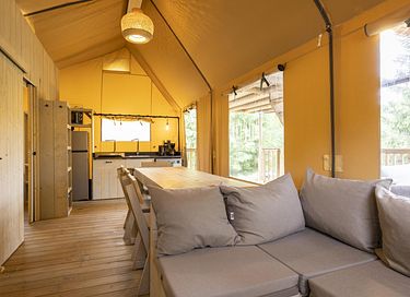 Luxe glamping tent voor 8 personen in België - 8