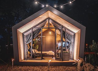 Unieke design cabin voor een solo retreat