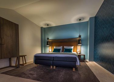 Luxury hotel room with bathtub on Texel - 3