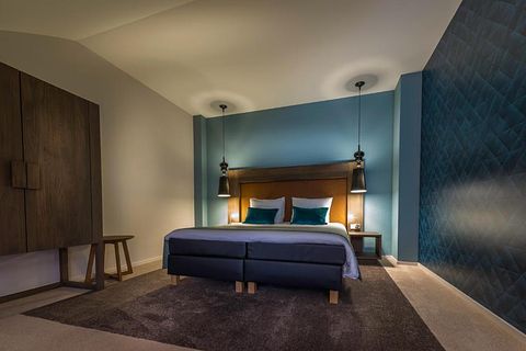 Luxury hotel room with bathtub on Texel - 3