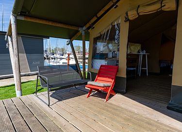 Tente safari au bord de l'eau pour 4 personnes - 14