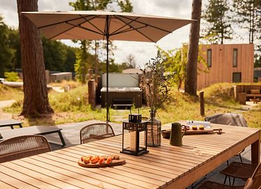 Forest lodge with wellness tub - 17