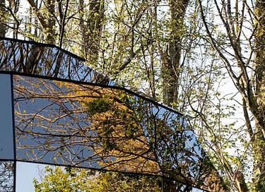 Unique mirror cabin in Zeeland - 3