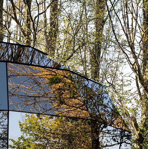 Unique mirror cabin in Zeeland - 3