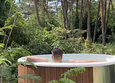 Tiny lodge (4p) med privat hottub og sauna - 10