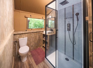 Tente safari de luxe avec grande terrasse à Twente - 18