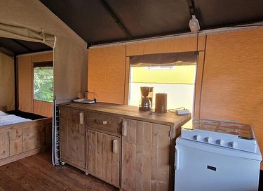 Safarizelt auf einem Familiencampingplatz in Overijssel - 6