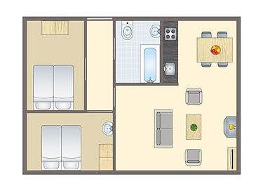 Logement de vacances confortable (4p) avec cheminée - 10