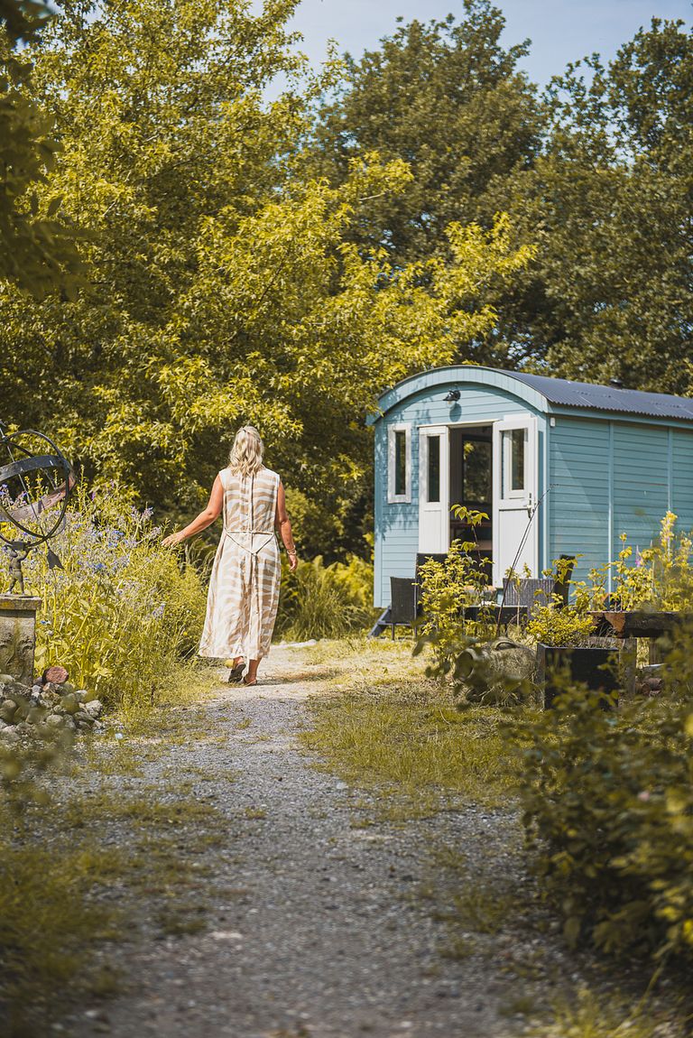 Einzigartiger Schäferwagen in schönem Garten - 1