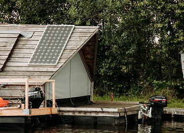 Slapen op een vlot op de Loosdrechtse plassen - 41