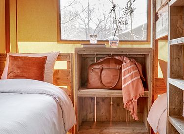 Geräumiges Glampingzelt (7p) im Wald - 12