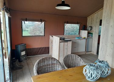 Tente safari (4 pers) avec vue en Frise - 12