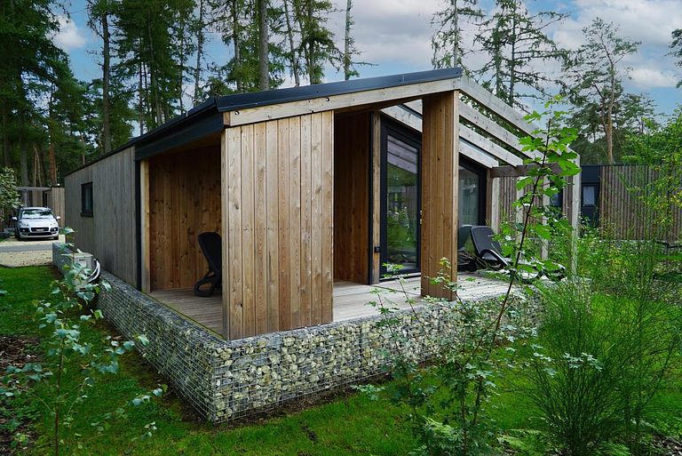 Modern holiday home in a wooded area - 1