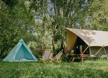 Glamping op festival-achtige pop-up camping - 4