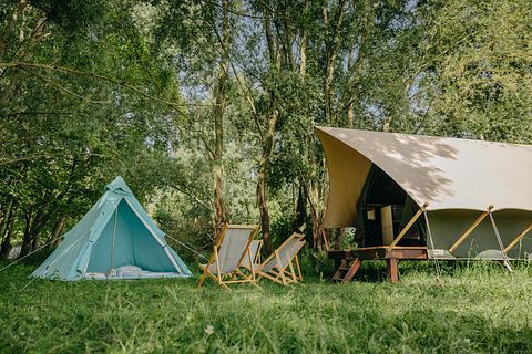 Glamping op festival-achtige pop-up camping - 4