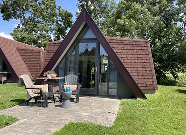 Hotelhuisje bij het Markermeer