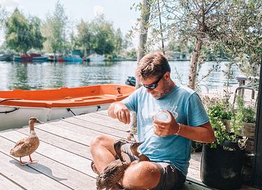Uniek privé-eiland met tiny house & salonboot - 44