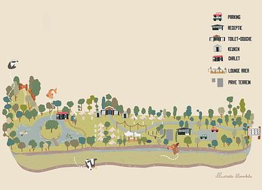 Maison de camping avec véranda sur l'eau - 15