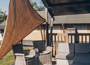 Ruime glamping lodge met eigen sanitair - 3