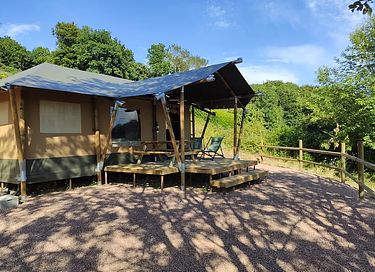 Glampingzelt (6p) mit herrlicher Aussicht