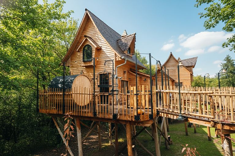 Lodge de luxe dans les arbres avec sauna - 1