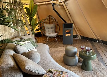 Tipi-Übernachtung mit Hottub - 5