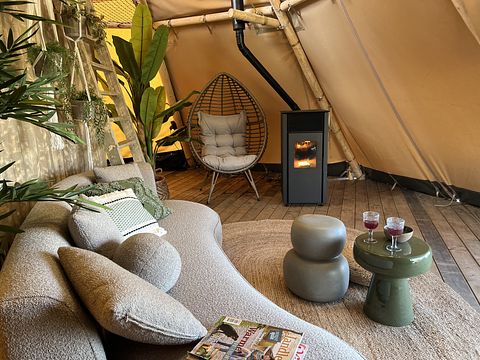 Tipi-Übernachtung mit Hottub - 5