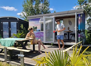 Roulotte confortable au bord de l'eau et de la plage - 3