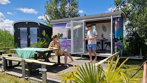 Roulotte confortable au bord de l'eau et de la plage - 3