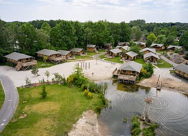 Luxe safaritent op park in Overijssel - 29