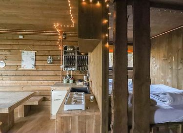 Ferienwohnung aus Holz mit Jacuzzi (8p) - 6