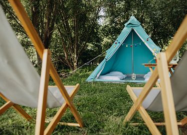 Glamping op festival-achtige pop-up camping - 6