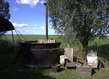 Tenthuisje met hottub op het platteland - 4