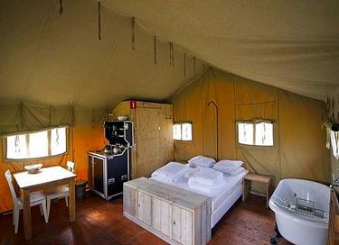 Romantische safaritent met ligbad - 4