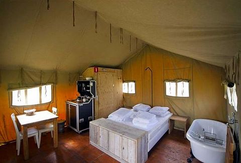 Romantische safaritent met ligbad - 4