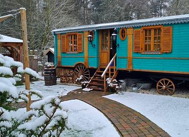 Unique circus wagon with jacuzzi and sauna - 19