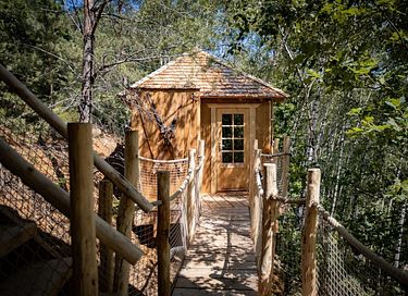 Unique forest cabin with hot tub - 2