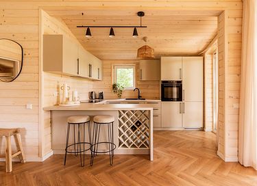 Houten lodge (5p) in mooie omgeving - 6