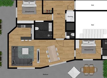 3-kamerappartement met uitzicht op haven  - 32